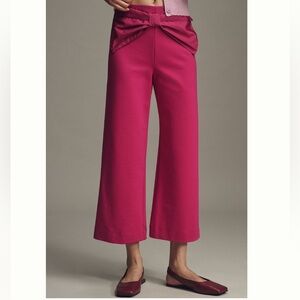 Anthropologie Colette bow pants sz 33